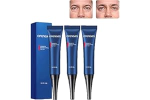 COTTNY OPENEYES Awaken Peptide Lifting Eye Gel, HIMSE Awaken Peptide Depuffing Eye Gel, Men's Peptide Anti Aging Eye Serum, Lifts Firming Anti-wrinkle Eye Tightener, Reduces Puffiness & Dark Circles (3PCS)