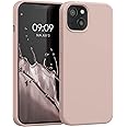 NAFS Silicone Case Compatible with iPhone 14 | Camera Protect Microfiber Lining Cover | Case Cover for iPhone 14 (Dusty Pink)