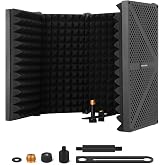 Micfuns Microphone Windscreen Insulation Acoustic Protection, 5 Doors | Absorbent, Acoustically Absorbent Foam Layer, Microph