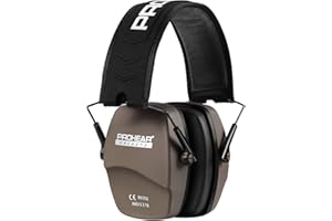 PROHEAR 016 Auriculares Antiruido Pasivos, SNR 28dB, Reducción de Ruido con Bolsa de Transporte, Protección Auditiva para Tiro, Fuegos Artificiales, Conciertos