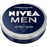 NIVEA MEN Crema 100 anni Retro Edition (75 ml), crema nutriente per la pelle per un'idratazione intensa, cura della pelle per