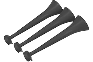 FUN FAN LINE - Pack of 3 Resistant Plastic Vuvuzelas | Cheering Trumpets for Football, Sporting Events, and Parties | Extreme Noise Horn 120 DB | Party Favors for Fans