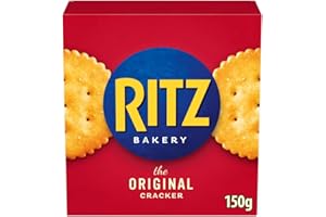 Ritz Original Cracker Box, Classic Savoury Crackers Perfect For Any Snacking Occasion, 150 g (Pack of 1)