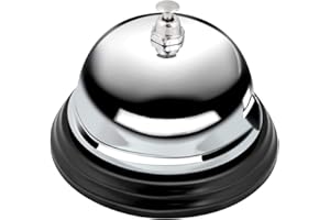 GIAEYHM SkyJoy®Campana de Servicio,Adecuado para la Cocina del Hotel mostrador de recepción,Campana de Llamada de Bar de Restaurante,Timbre de Restaurante Familiar,Adiestramiento de Mascotas