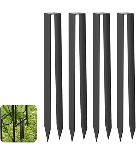 4 Sardines De Fixation U 30 Cm - Piquets D'Ancrage En Acier - Neuf