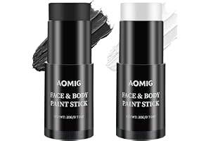 Aomig Face Body Paint Stick, Vattentät Facepaint Halloween, Giftfri Kräm Body Paint för vuxna barn, Professionell ansiktsfärg