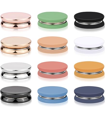 20 Stück Magnetische Pin-Rückseiten 10mm - Metall Magnetverschluss Für Anstecknadeln