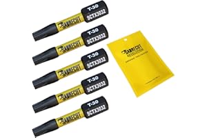 5 x SabreCut SCTX3032_5 32 mm T30 TX30 Jeu d'embouts de tournevis à percussion magnétique Torx Heavy Duty Compatible avec Dewalt Milwaukee Bosch Makita et plus