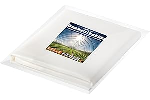 PROMORE Feuille en Plastique Transparent pour Serre 2,44m x 7,62 m, 6 mil (150 mu) résistant aux UV Film de Serre en polyéthylène pour Horticulture, Jardinage, Agriculture, Légumes und Tomate