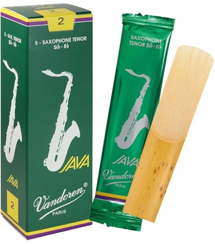 Anches Saxophone D'Addario Organics Select Jazz - Unfiled Tenor, Bio, Force Moyenne, Lot De 5