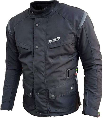 Giacca Moto Stagioni Textpeed Impermeabile Con Protezioni CE E