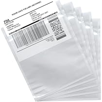 1000 pcs/cs Clear Packing List Enclosed Envelopes