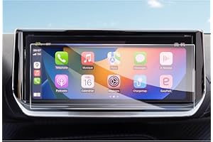 GAFAT [Nuovo Restyling 2024] Peugeot 208 2008 2023-2024 2025 10 Pollici Navigazione Pellicola Protettiva in Vetro Temperato, Peugeot e-208 e-2008 10" Display Touch Screen, 9H Anti-Graffio