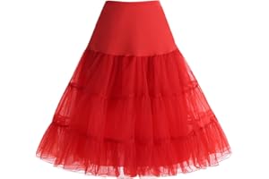 Homrain Spódnica w stylu vintage, 1950, halka, w stylu retro, spódniczka krynoline, do rockabilly, odświętna spódnica damska