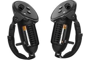 Spigen Silicone Fit Grip de Protection Compatible avec Meta Quest 3 / 3S Manette Accessoire Poignée avec sangle réglable - Noir