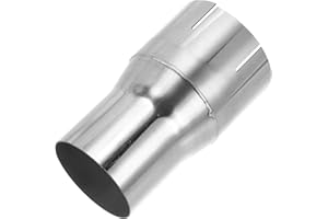 Motoforti 2.5" OD to 3" OD Mandrel Exhaust Bend Elbow Concentric Reducer T304 Stainless Steel Pipe Adapter 5 Inch Length Silver Tone