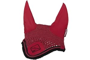 LeMieux Classic Crochet Fly Hood with Comfortable Lycra Ears - Sport Horse Wear for Competitive Rider