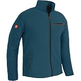 ACE Men's Fleece Jacket - Warm Jacket Without Hood for Men - Full Zip and Three Pockets