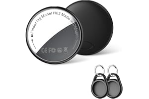 AICPAN Tracker Tag Item Finder-2 Pack, Compatible With Apple Find My (iOS Only), Replaceable Battery, IP68 Waterproof, Smart Bluetooth Tag for Luggage, Bags, Keys Tracking Tag