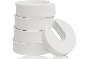 [2.2CM] BYETOO 8 Pezzi Fermaporta di Sicurezza in Schiuma - Fermaporta per Bambini di Protezione per le Dita, Blocca Finestre - Evitare Che Bambini e Animali si Chiudano in Una Stanza - Bianca