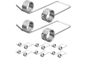 HEALLILY 8pcs Torsional Springs Replacement for Trash Can Lid Mechanism for Garbage Bins Smooth Action for Easy Use Essential Repair Tool Kit