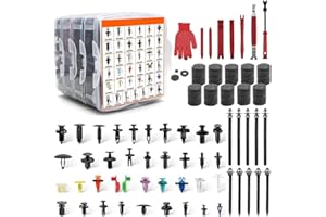 SHJOEE 1298PCS Auto Befestigungsclips Demontage Werkzeuge Set 37 Größe Stoßstangen Befestigungclips Universal Türverkleidung Klammern Stoßstangen Zierleisten Befestigungclips Plastikklips Auto Zubehör