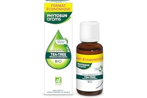 PHYTOSUN AROMS - Huile Essentielle Tea-Tree Bio (Arbre à Thé) - HEBBD - 100% Pure & Naturelle - 100% Bio - Analysée & Conditionnée en France - 30 ml
