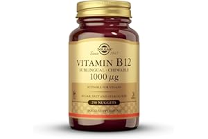 Solgar Comprimidos Masticables Sublinguales Vitamina B 12 100 Mcg, Equilibrio Psicológico, Reduce El Cansancio, Sabor Cereza Natural, Apto para Veganos, Tabletas, 250 Unidad