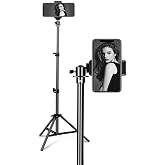 Microcase 3 Ayak Sabitleyici Al&uuml;minyum Cep Telefonu Kamera DSLR Tripodu 201 cm - AL2496 SİYAH