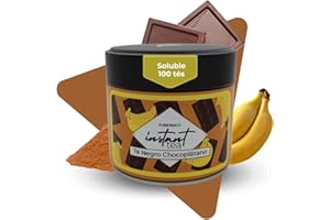 FUSIONATE, Té Negro Soluble con Sabor a Chocolate y Plátano, Lata de 100g, Antioxidante, Aporta Energía, 100% Natural, Sabor Intenso, Sin Azúcar