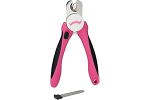 BUGALUGS Dog nails clippers & Cat Nail Clippers - Nail Trimmer with Safety Guard & Dog Nail File. Suitable for Pets, Dogs, Puppy, Cats, Kitten Nails & Claws. Pet Grooming Supplies (Small to Medium)