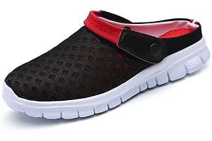 ZXWFOBEY Men-Women Slip-On Breathable Mesh Shoes Couples Sport Sandals Flip Flop