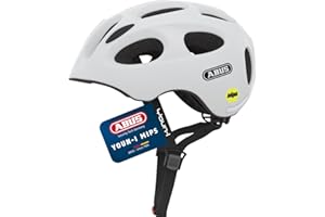 ‎ABUS ABUS Kinderhelm Youn-I MIPS - Fahrradhelm mit Licht, Reflektoren und Aufprallschutz (MIPS) - für Mädchen und Jungen