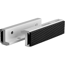 Ganasce Magnetiche Per Morsa Da Banco – Protezione In Alluminio E Gomma – Antiscivolo – Universali – 2 Pezzi (125 Mm)