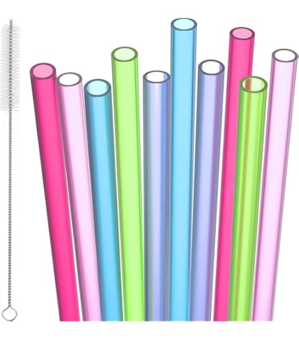 Nature Nerds - herbruikbare RVS drinkrietjes (10 stuks