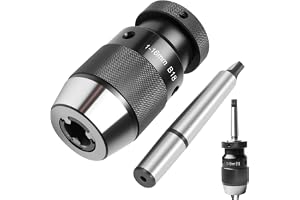 Snabbchuck B18 (1–16 mm) med MK2/MT2 konisk dorn, miniborrchuck precisionsborrchuck MK2/MT2 dräneringsbubblor för svarv, borr