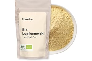 ‎KAMELUR Kamelur Bio Lupinenmehl (1kg) Mehl aus getoasteten Bio Lupinen ohne jegliche Zusätze