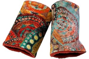 Britta Meier Armstulpen, Pulswärmer Mandala aus der Nähwerkstatt