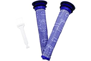 KENSHIRE Vacuum V6 filters compatible for Dyson DC58, DC59, V6, V7, V8 pre filters 965661-01 Replacement Parts 2 Pack