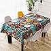 Produktbild Tablecloths DE Europäisch-Stil Garten Anti-Ironing Tuch tischtuch,längliche Tee tischdecke,tv Cabinet dust-Proof Cover Handtuch-G 100x140cm(39x55inch)
