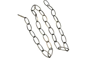 NINGWANG Chaîne Robuste 1M Pour Lustre Vintage Lampe Suspendue, Bronze Vert