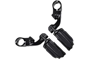 HDBUBALUS Piquets de fixation réglables pour autoroute Harley Electra Road King Street Glide 1 1/4" 32 mm