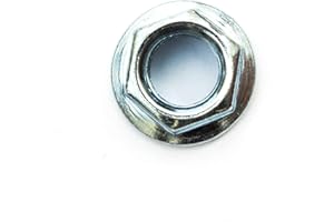 Baotian Front Pulley Variator Nut, 1 Pc, Stainless Steel, Hex Nut, #8, 1.25mm Pitch, 6.35mm Diameter, Fits Most Chinese Scooter 125cc Models