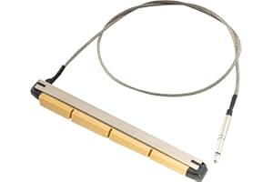Musiclily Basic Transducer Céramique Micro Piézo pour Basse Acoustique 4-Cordes, 84mm×6mm