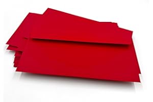 UMSCHLAG-DISCOUNT 100 buste per lettera, rosso, rosso intensivo, di ELCO, 229 X 114 mm, con strip adesivo, 100 g/qm