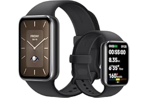 XIAOMI Smart Band 9 Pro – Activity Tracker, Battery Life up to 21 Days, 1.74" AMOLED Screen with 60 Hz Refresh Rate, 5ATM, Mi Fitness App, Black (ES Version)