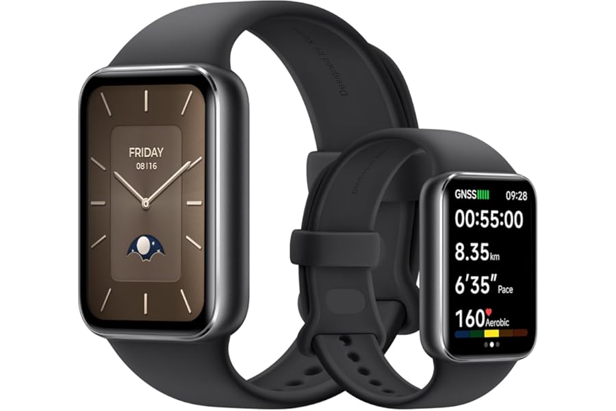 XIAOMI Smart Band 9 Pro, Schermo AMOLED 44mm, Telaio in Alluminio, Autonomia Batteria 21 giorni, Monitoraggio Migliorato di SpO2, Frequenza Cardiaca e Sonno, GPS Integrato, Acqua 5 ATM