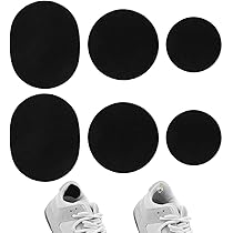 Toppe Riparazione Tallone Scarpe - 8 Paia Autoadesive, Bianche E Nere, Per Sneakers E Sedili - Foto 12