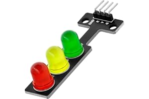 AZDelivery Module de Feux de Signalisation LED Mini-Feu de Bricolage Créatif 3.3-5V 8mm Compatible avec Arduino incluant Un E-Book!