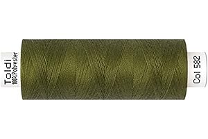 DIE STOFFTANTE Gütermann Nähgarn Allesnäher TOLDI | 500m | Nähmaschinengarn | 40 Farben (582 olive)